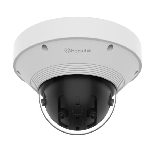 *SpOrd* Hanwha 8MP Outdoor Multi Sensor Panoramic Camera, 209/180deg, IP66, IK10