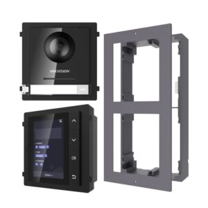 Hikvision 2nd Gen IP Intercom Kit, Door Station, Name Scroll Module & Surface Mount