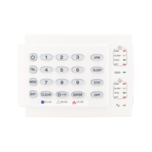 10-Zone Hardwired LED Keypad Module, Horizontal