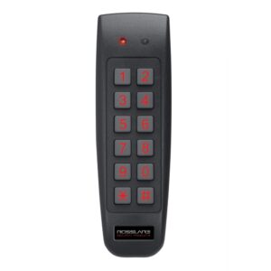 *SpOrd* Rosslare Outdoor Mullion 2x6 PIN & Prox Stand Alone Controller, IP65, Black