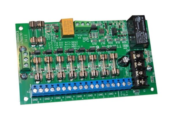 Tactical 8 Way PDM, 1A Fuses, Fault Relay Output, Fire Trip input, 12VDC