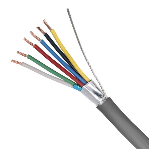 X2 Cable, 6 x 7/020, Screened Security Cable, 300m, Pull Box, Grey