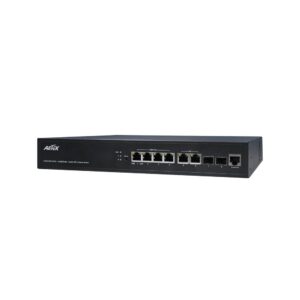 Aetek 4 Port Managed POE Bt Switch, for C62-05030x Switches 2x1G, 360W