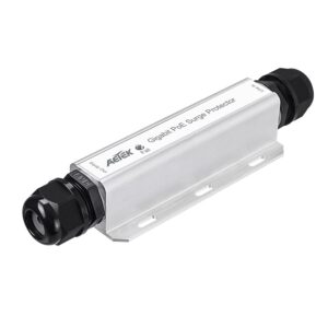Aetek Outdoor PoE Surge Protector, -40 - 85 degree