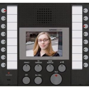 *SpOrd* Aiphone AX Series Audio / Video Master, 8 Doors, 8 Masters, Black