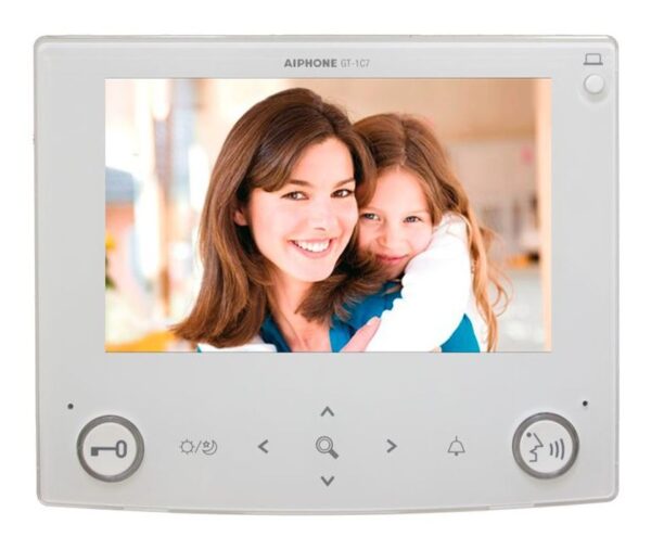 Aiphone GT Series 7" Hands-free Colour Video Tenant Station, White