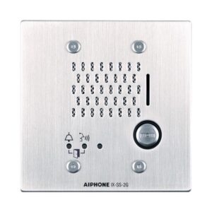 Aiphone IX 2 Series Gang Sub Station, Stainless Steel, IP65, IK08
