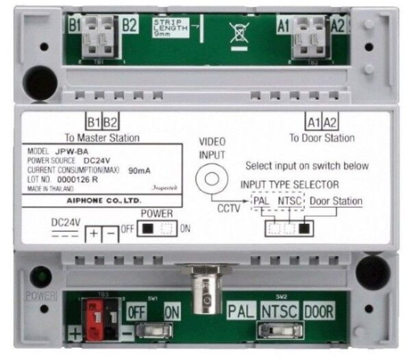 *SpOrd* Aiphone JP Series Long Distance CCTV Adaptor, Plastic