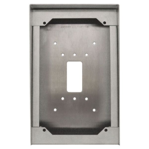 Aiphone Surface Mount Box, Stainless Steel, to suit AI-IX Series
