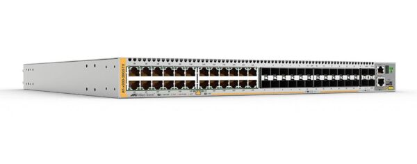 Allied Telesis 24-port Gigabit Switch + 24x 100/1000X RJ-45 + 4x 1/10G SFP Ports