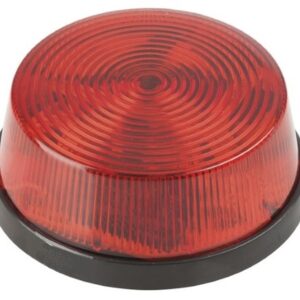 LED Warning Strobe, 12/24V DC, Red