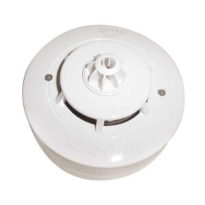 NB326 4-Wire 12V Smoke & Thermal Alarm, White with Base & Buzzer, Auto Reset