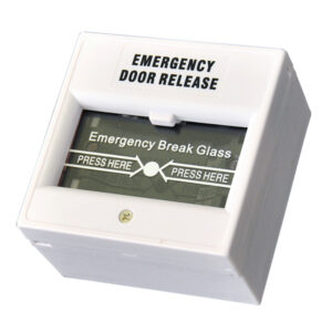 Secor Emergency Door Release, Breakglass, 2 x SPDT, White