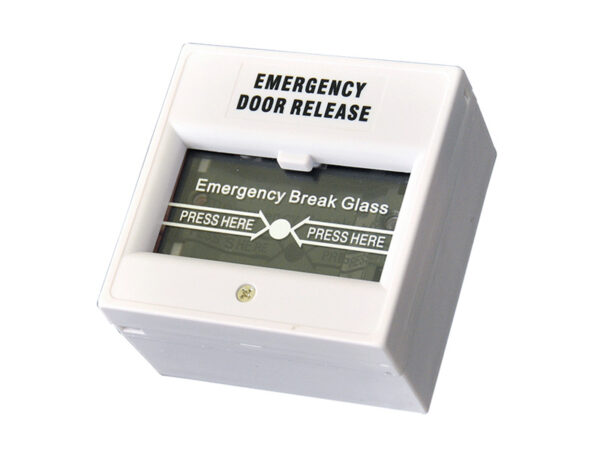 Secor Emergency Door Release, Breakglass, 2 x SPDT, White