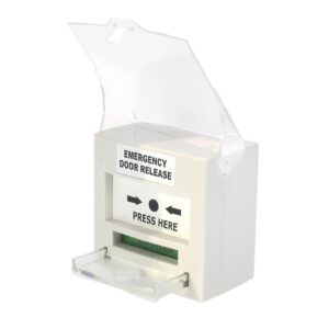 Gianni Call Point, Resettable DPDT with Cover, White