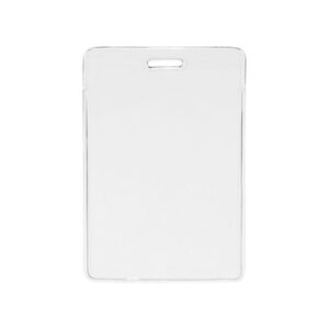 Fargo Clear Single Sided Card Holder, 100 Pack