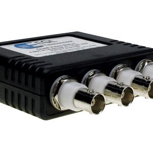 Quad BNC Female Video Balun Bulkhead RJ45 Jack