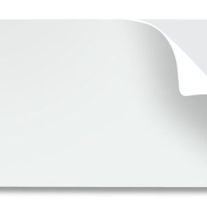 Fargo PVC Adhesive Card, 10mm, CR-79 Size, Heavy Backing - Pack of 100