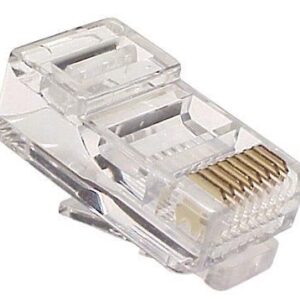 CAT5E RJ45 (8P8C) Plugs for Solid Cable, 100 pack