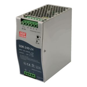 Meanwell 24vDC 10A (240W) Single Output Industrial DIN Rail Power Supply