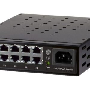 Netonix 8 Port Managed POE+ Switch, Gigabit, 150 Watts, AC, 24/48VDC