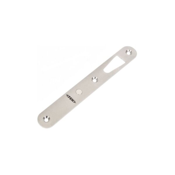 FSH Strike Plate (27mm Wide) to suit VE1260, 4mm Door Misalignment, Round