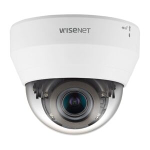 Hanwha 2MP Indoor Dome Camera, H.265, WDR, 20m IR, Mic, 3.2 - 10mm
