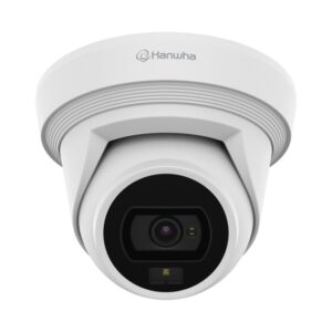 Hanwha Q Core 5MP Outdoor AI Flateye Camera, Dual Light, IP67, 3mm
