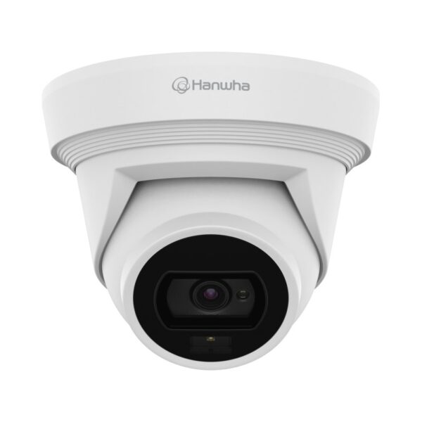 Hanwha Q Core 8MP Outdoor AI Flateye Camera, Dual Light, IP67, 3mm