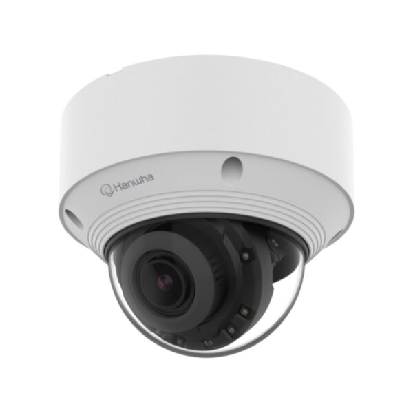 Hanwha Q Core 2MP Outdoor AI Vandal Dome Camera, IR, IP66, IK10, 3.2-10mm