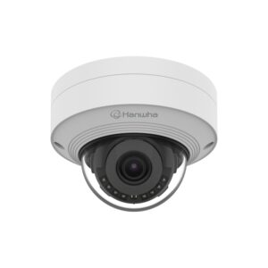 Hanwha Q Core 5MP Outdoor AI Vandal Dome Camera, H.265, 20m IR, IK10, 3mm Lens