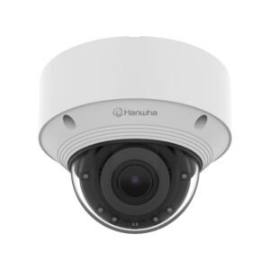 Hanwha Q Core 5MP Outdoor AI Vandal Dome Camera, H.265, 30m IR, 30fps, IK10, 3.2-10.2mm