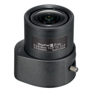 *Promo* Hanwha Wisenet 1/2.8" CS-mount Auto Iris Megapixel Lens, F1.2 P-Iris, 2.8-9mm