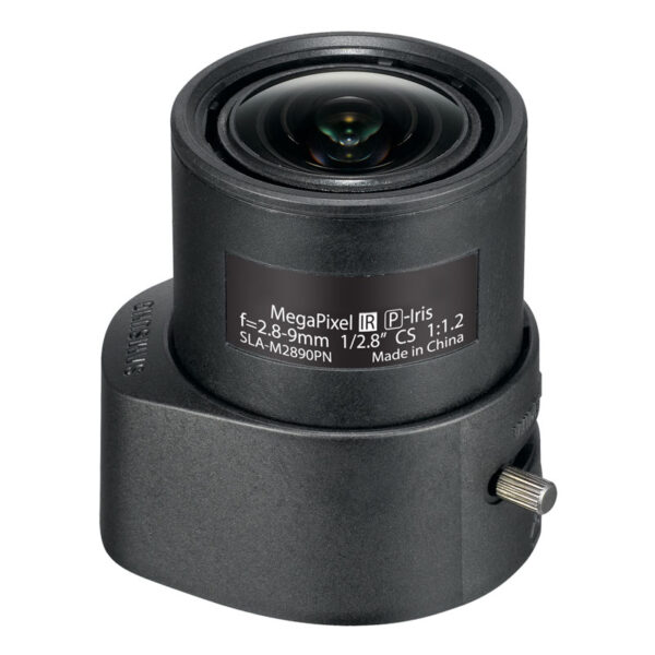 *Promo* Hanwha Wisenet 1/2.8" CS-mount Auto Iris Megapixel Lens, F1.2 P-Iris, 2.8-9mm
