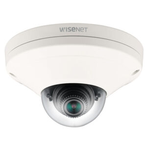 Hanwha Wisenet 2MP Outdoor Mini Dome Camera, H.265, 60fps, 150dB WDR, 2.8mm