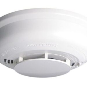 System Sensor 4-Wire 12V Smoke Alarm White with Base, Buzzer, Auto Reset, 9V Battery, AS3786