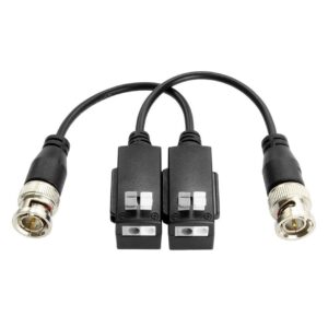 Hikvision TVI/CVI/AHD Balun with tail, Coax over UTP, 5MP max at 200m, Pair Supplied
