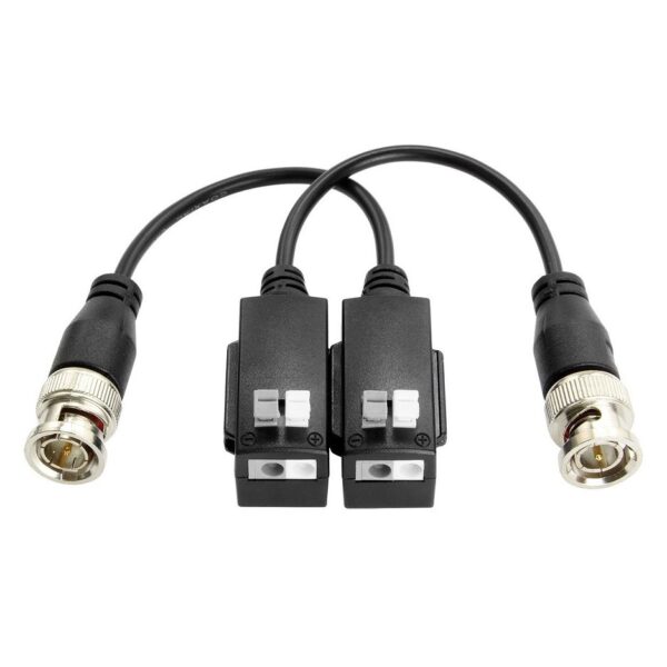 Hikvision TVI/CVI/AHD Balun with tail, Coax over UTP, 5MP max at 200m, Pair Supplied