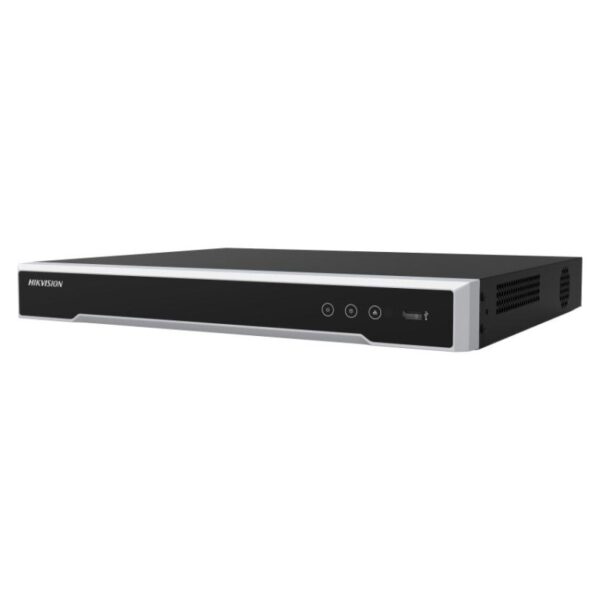Hikvision 8ch M-Series PoE NVR, 128Mbps, 8K, 2 Bay, 1RU, 4TB