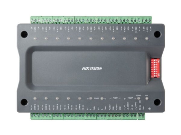 Hikvision Distributed Lift Controller, 16 Relays, DIN Mount, 12VDC, (req. HIK-K2210)