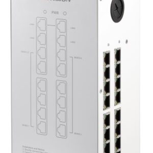 *CLR* Hikvision Intercom 12 Port Video, Audio & Power Distributor *Requires IEC Lead