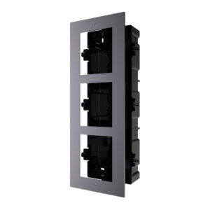 Hikvision 2nd Gen Intercom, Triple Gang Housing, Flush Mount