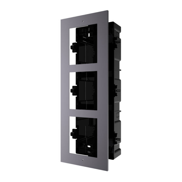 Hikvision 2nd Gen Intercom, Triple Gang Housing, Flush Mount