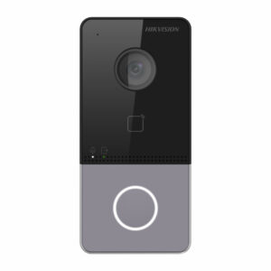 Hikvision 2nd Gen IP Villa Door Station, 1 Button, 2MP, 12VDC/POE, Wi-Fi, Mifare