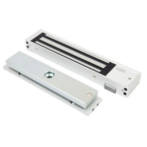 LOX Electro Magnetic Slimline Single Lock, 280kg, Non Monitored, 12/24VDC