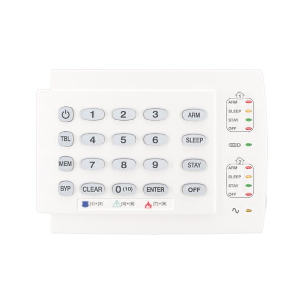 10-Zone Hardwired LED Keypad Module, Horizontal