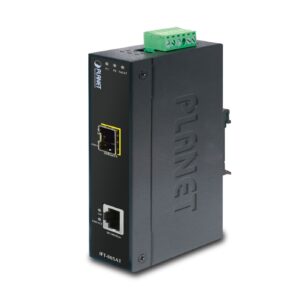 Planet 10/100/1000BASE-T to 100/1000BASE-X SFP Media Converter, 12-48V DC