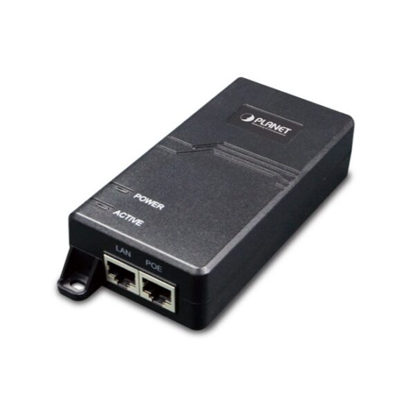 Planet Industrial Gigabit PoE Injector, 10/100/1000Mbps, 30W
