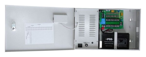 PSS 13.5V DC 4A Wall Mount Power Supply, with 12V 9Ah Battery