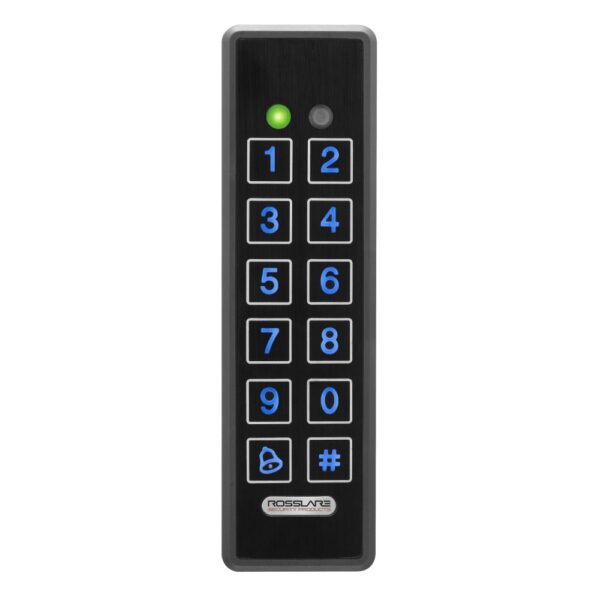 Rosslare Mullion goPROX Reader with 2x6 Matrix Keypad, Black